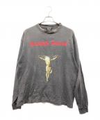 SAINT MICHAELセントマイケル）の古着「COMPLETE CONTRL KK LS TEE」｜ブラック