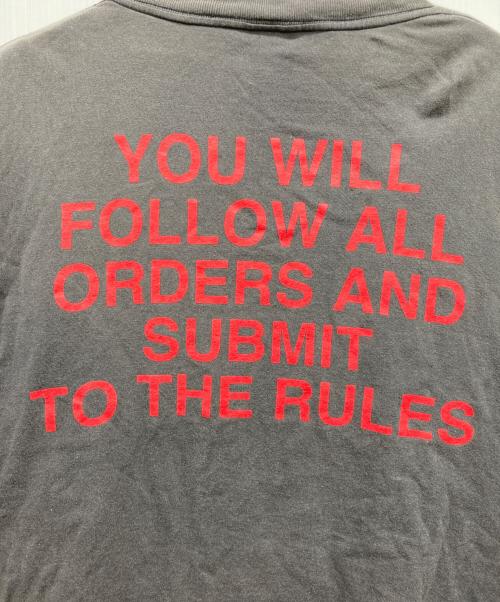 SAINT MICHAEL（セントマイケル）SAINT MICHAEL (セントマイケル) COMPLETE CONTRL KK LS TEE ブラック サイズ:Lの古着・服飾アイテム