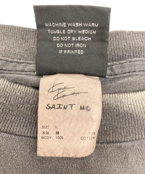 SAINT MICHAEL（セントマイケル）SAINT MICHAEL (セントマイケル) COMPLETE CONTRL KK LS TEE ブラック サイズ:Lの古着・服飾アイテム