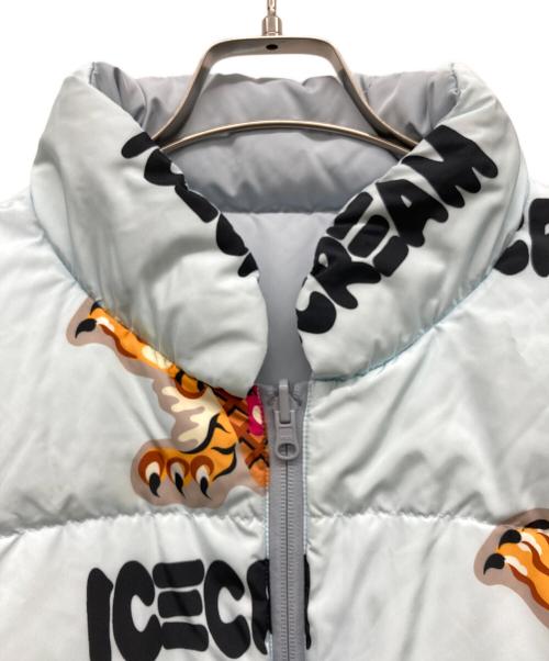ICE CREAM（アイスクリーム）ICE CREAM (アイスクリーム) リバーシブルタイガーダウンジャケット スカイブルー サイズ:XLの古着・服飾アイテム