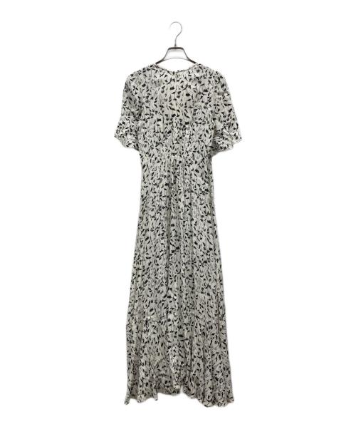 FRAY ID（フレイ アイディー）FRAY ID (フレイ アイディー) ヴィスコースプリントカシュク ールワンピース ホワイト サイズ:1の古着・服飾アイテム