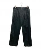 MSMLエムエスエムエル）の古着「TC TWILL WIDE PANTS」｜ブラック