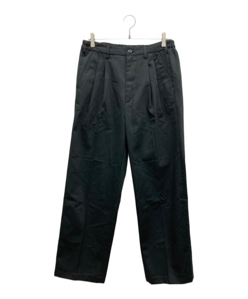 MSML（エムエスエムエル）MSML (エムエスエムエル) TC TWILL WIDE PANTS ブラック サイズ:Lの古着・服飾アイテム