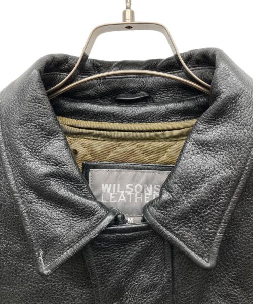 wilsons leather（ウィルソンズレザー）wilsons leather (ウィルソンズレザー) ライナー付レザージャケット ブラック サイズ:Mの古着・服飾アイテム