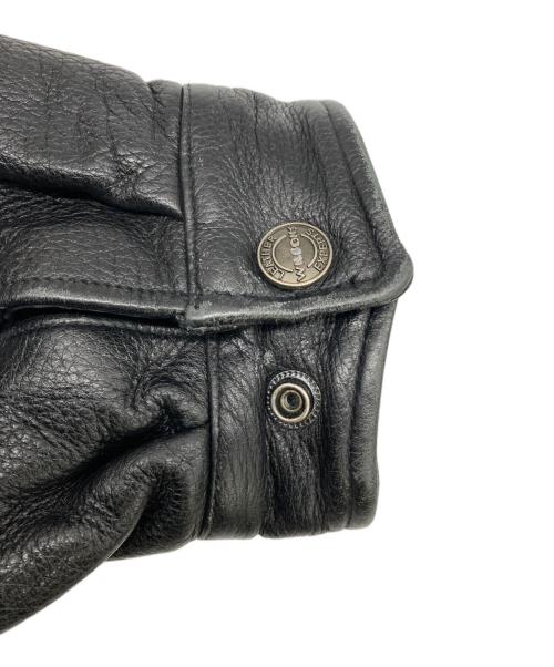 wilsons leather（ウィルソンズレザー）wilsons leather (ウィルソンズレザー) ライナー付レザージャケット ブラック サイズ:Mの古着・服飾アイテム