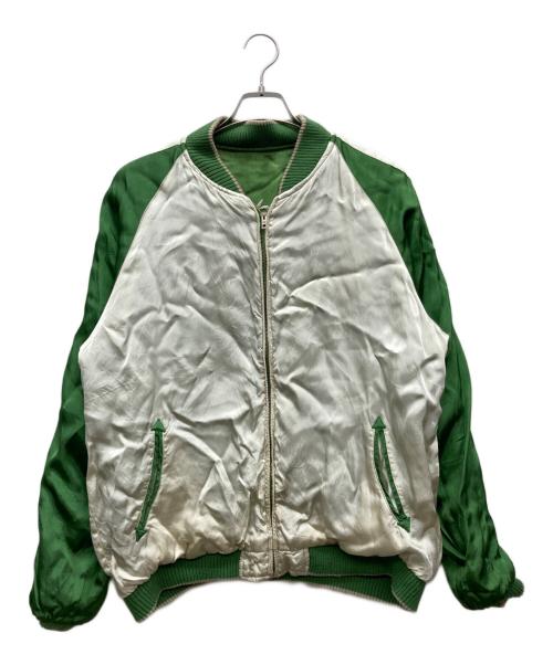 CROPPED HEADS（クロップドヘッズ）CROPPED HEADS (クロップドヘッズ) スカジャン グリーン サイズ:Lの古着・服飾アイテム