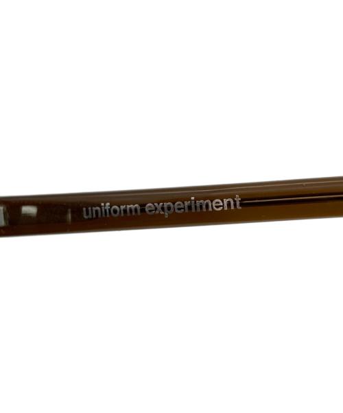 金子眼鏡（カネコガンキョウ）金子眼鏡 (カネコガンキョウ) uniform experiment (ユニフォームエクスペリメント) サングラス ブラウンの古着・服飾アイテム