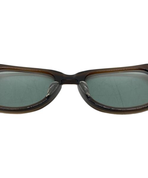 金子眼鏡（カネコガンキョウ）金子眼鏡 (カネコガンキョウ) uniform experiment (ユニフォームエクスペリメント) サングラス ブラウンの古着・服飾アイテム