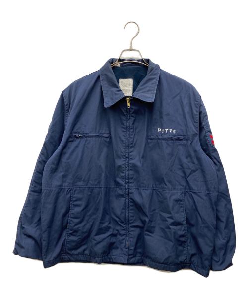 U'S NAVY（ユーエスネイビー）U'S NAVY (アメリカ海軍) ユーティリティジャケット ネイビー サイズ:48Rの古着・服飾アイテム
