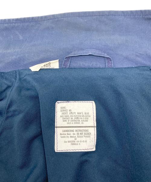 U'S NAVY（ユーエスネイビー）U'S NAVY (アメリカ海軍) ユーティリティジャケット ネイビー サイズ:48Rの古着・服飾アイテム