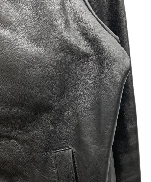 M.JULIAN（エムジュリアン）M.JULIAN (エムジュリアン) ウィルソンレザージャケット ブラック サイズ:Lの古着・服飾アイテム