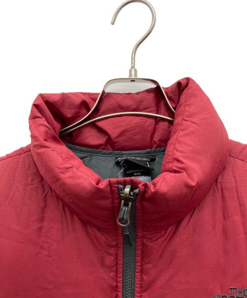 THE NORTH FACE（ザ ノース フェイス）THE NORTH FACE (ザ ノース フェイス) 550 ダウンベスト レッド サイズ:Mの古着・服飾アイテム