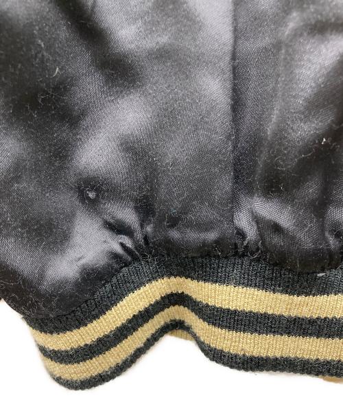 百花繚乱（ヒャッカリョウラン）百花繚乱 (ヒャッカリョウラン) リバーシブルスカジャン ブラック サイズ:M C88-96,T165-175の古着・服飾アイテム