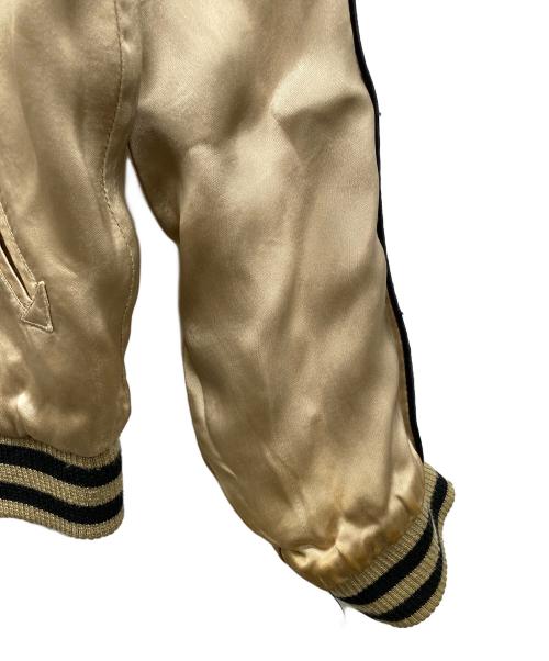 百花繚乱（ヒャッカリョウラン）百花繚乱 (ヒャッカリョウラン) リバーシブルスカジャン ブラック サイズ:M C88-96,T165-175の古着・服飾アイテム