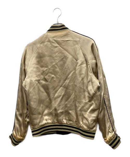 百花繚乱（ヒャッカリョウラン）百花繚乱 (ヒャッカリョウラン) リバーシブルスカジャン ブラック サイズ:M C88-96,T165-175の古着・服飾アイテム