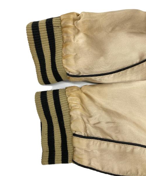 百花繚乱（ヒャッカリョウラン）百花繚乱 (ヒャッカリョウラン) リバーシブルスカジャン ブラック サイズ:M C88-96,T165-175の古着・服飾アイテム