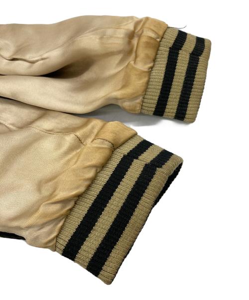 百花繚乱（ヒャッカリョウラン）百花繚乱 (ヒャッカリョウラン) リバーシブルスカジャン ブラック サイズ:M C88-96,T165-175の古着・服飾アイテム