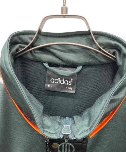adidas（アディダス）adidas (アディダス) レイヤードジャケット グリーン サイズ:Lの古着・服飾アイテム