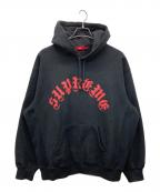 SUPREMEシュプリーム）の古着「PRINTED ARC HOODED SWEAT SHIRT」｜ブラック