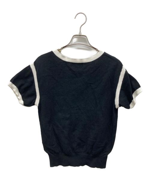 Hysteric Glamour（ヒステリックグラマー）Hysteric Glamour (ヒステリックグラマー) 半袖ニット ブラック サイズ:不明の古着・服飾アイテム