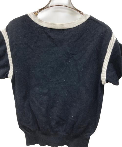 Hysteric Glamour（ヒステリックグラマー）Hysteric Glamour (ヒステリックグラマー) 半袖ニット ブラック サイズ:不明の古着・服飾アイテム