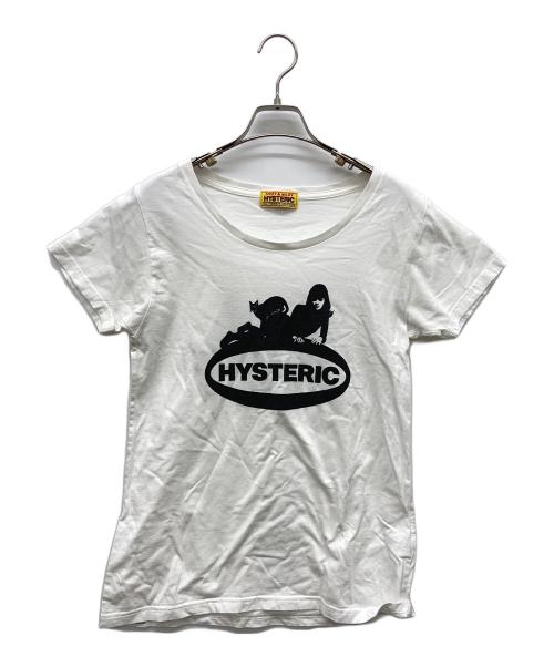 Hysteric Glamour（ヒステリックグラマー）Hysteric Glamour (ヒステリックグラマー) CAT GIRL Tシャツ ホワイト サイズ:FREEの古着・服飾アイテム