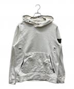 STONE ISLANDストーンアイランド）の古着「LOGO PATCH HOODIE」｜ホワイト
