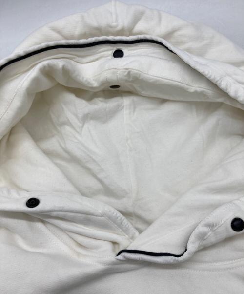 STONE ISLAND（ストーンアイランド）STONE ISLAND (ストーンアイランド) LOGO PATCH HOODIE ホワイト サイズ:Mの古着・服飾アイテム