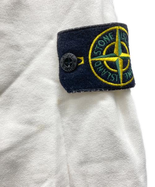 STONE ISLAND（ストーンアイランド）STONE ISLAND (ストーンアイランド) LOGO PATCH HOODIE ホワイト サイズ:Mの古着・服飾アイテム