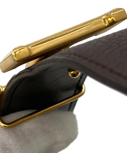 HERMES（エルメス）HERMES (エルメス) Hロゴバックルベルト コンスタンス ブラウン サイズ:80の古着・服飾アイテム