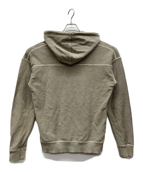 DSQUARED2（ディースクエアード）DSQUARED2 (ディースクエアード) ロゴプリントパーカー ベージュ サイズ:Sの古着・服飾アイテム