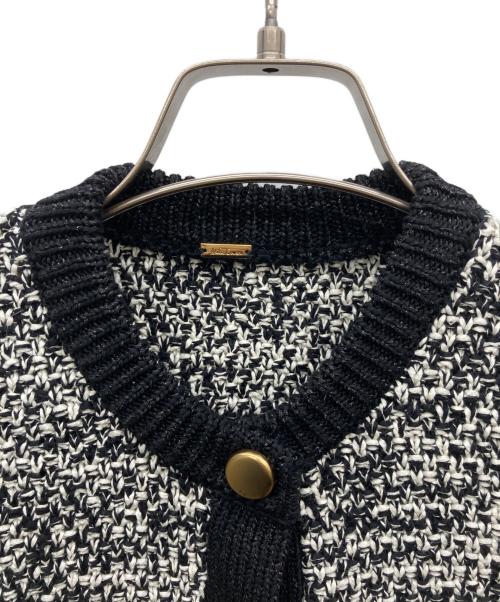 Mila Owen（ミラオーウェン）Mila Owen (ミラオーウェン) フラップポケット付金釦ニットカーディガン ブラック サイズ:1の古着・服飾アイテム