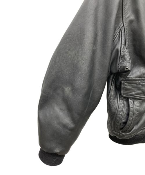 USED（ユーズド）USED (ユーズド) A2フライトジャケット ブラック サイズ:42の古着・服飾アイテム