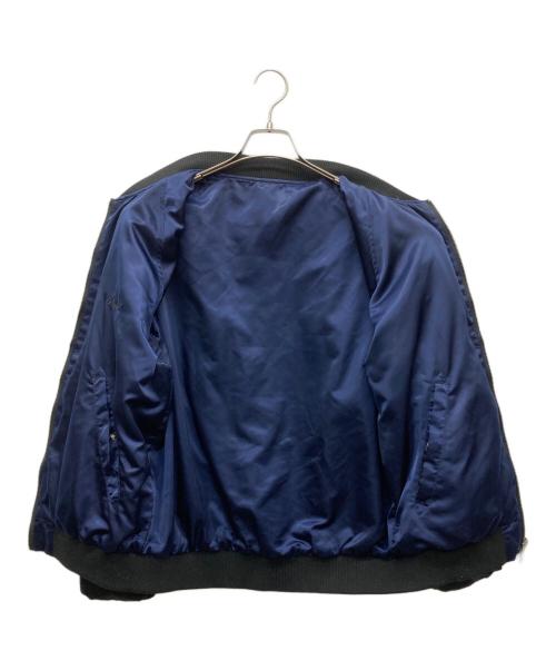 DIESEL（ディーゼル）DIESEL (ディーゼル) リバーシブルジャケット ブラック×ネイビー サイズ:XLの古着・服飾アイテム