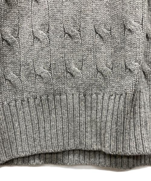 POLO RALPH LAUREN（ポロ・ラルフローレン）POLO RALPH LAUREN (ポロ・ラルフローレン) Vネックニット グレー サイズ:Mの古着・服飾アイテム