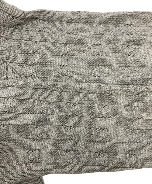 POLO RALPH LAUREN（ポロ・ラルフローレン）POLO RALPH LAUREN (ポロ・ラルフローレン) Vネックニット グレー サイズ:Mの古着・服飾アイテム