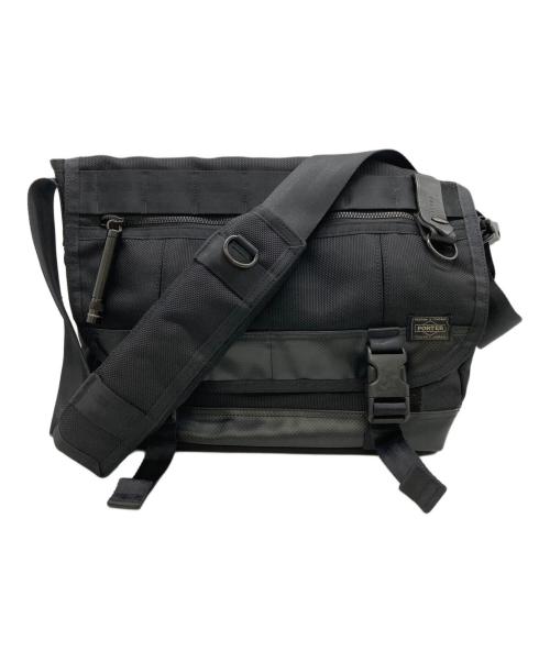 PORTER（ポーター）PORTER (ポーター) メッセンジャーバッグ HEAT ブラックの古着・服飾アイテム