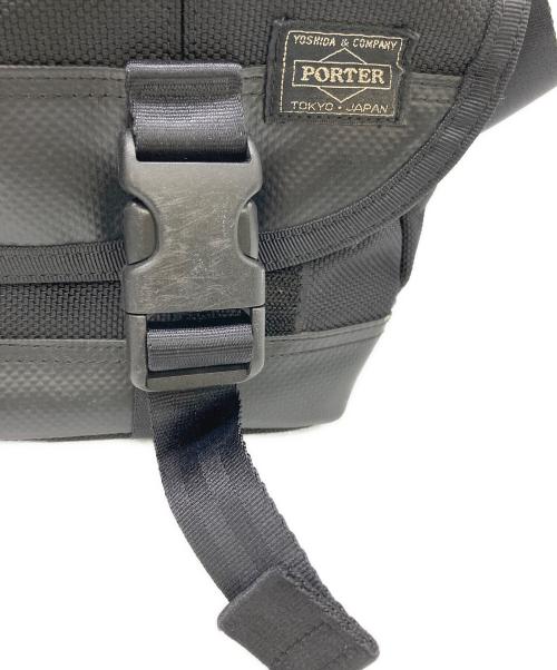 PORTER（ポーター）PORTER (ポーター) メッセンジャーバッグ HEAT ブラックの古着・服飾アイテム