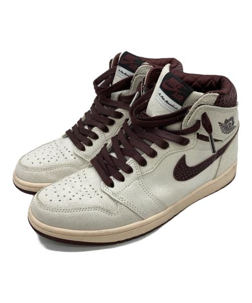 NIKE（ナイキ）NIKE (ナイキ) A Ma Maniere × Nike Air Jordan 1 Retro High OG Sail and Burgundy サイズ:US8.5の古着・服飾アイテム