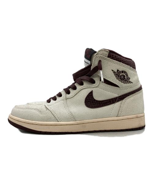 NIKE（ナイキ）NIKE (ナイキ) A Ma Maniere × Nike Air Jordan 1 Retro High OG Sail and Burgundy サイズ:US8.5の古着・服飾アイテム