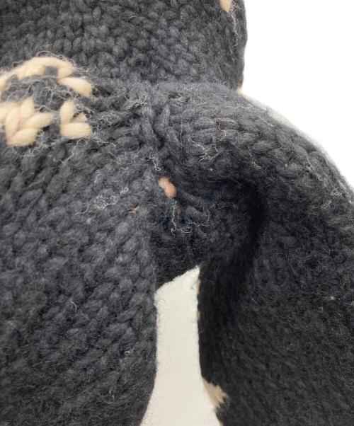 KANATA（カナタ）KANATA (カナタ) ANDSUNS (アンドサンズ) カウチンセーター ブラック サイズ:表記無しの古着・服飾アイテム