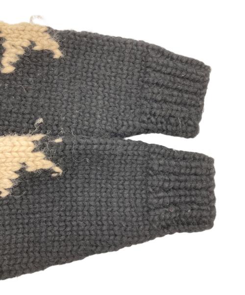 KANATA（カナタ）KANATA (カナタ) ANDSUNS (アンドサンズ) カウチンセーター ブラック サイズ:表記無しの古着・服飾アイテム