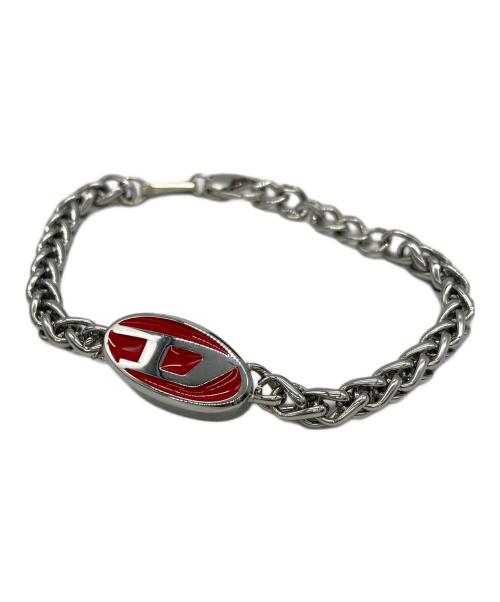 DIESEL（ディーゼル）DIESEL (ディーゼル) Dロゴブレスレット シルバーの古着・服飾アイテム