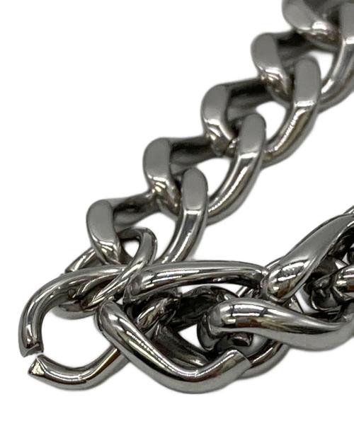 DIESEL（ディーゼル）DIESEL (ディーゼル) Dロゴブレスレット シルバーの古着・服飾アイテム