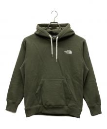 THE NORTH FACE（ザ ノース フェイス）の古着「SQUARE Logo Hoodie」｜カーキ