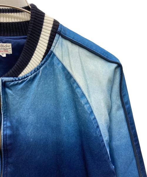 JAPAN BLUE JEANS（ジャパンブルージーンズ）JAPAN BLUE JEANS (ジャパンブルージーンズ) スカジャン ブルー サイズ:Mの古着・服飾アイテム