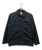 F.O.B FACTORYエフオービー ファクトリー）の古着「フレンチシャツジャケット」｜ブラック