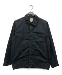 F.O.B FACTORY（エフオービー ファクトリー）の古着「フレンチシャツジャケット」｜ブラック