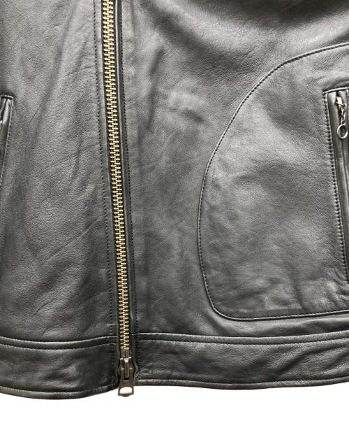 JOHNBULL（ジョンブル）JOHNBULL (ジョンブル) ダブルライダースジャケット ブラック サイズ:Mの古着・服飾アイテム