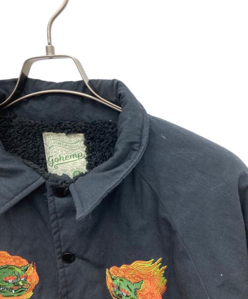 GO HEMP（ゴーヘンプ）GO HEMP (ゴーヘンプ) 裏ボアジャケット ブラック サイズ:Sの古着・服飾アイテム